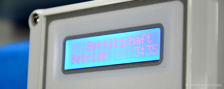 Controlpanel VE-Wasser-anlage HARDO HEUER GmbH